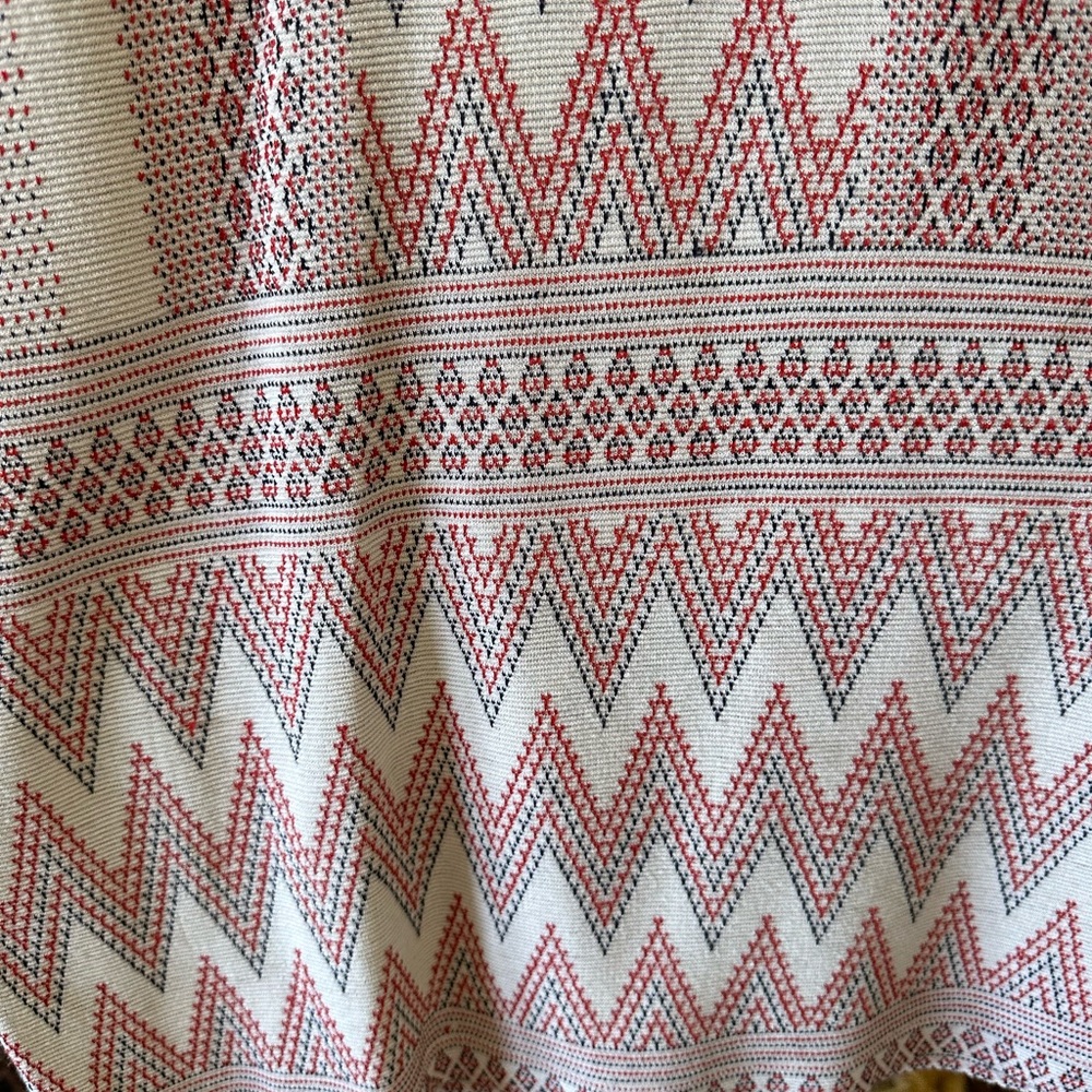 Chevron Pattern Chevron Knit Mini Shift Dress Sma… - image 5